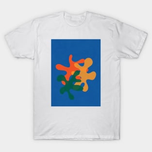 Organic Botanical Abstract Shapes 2 T-Shirt